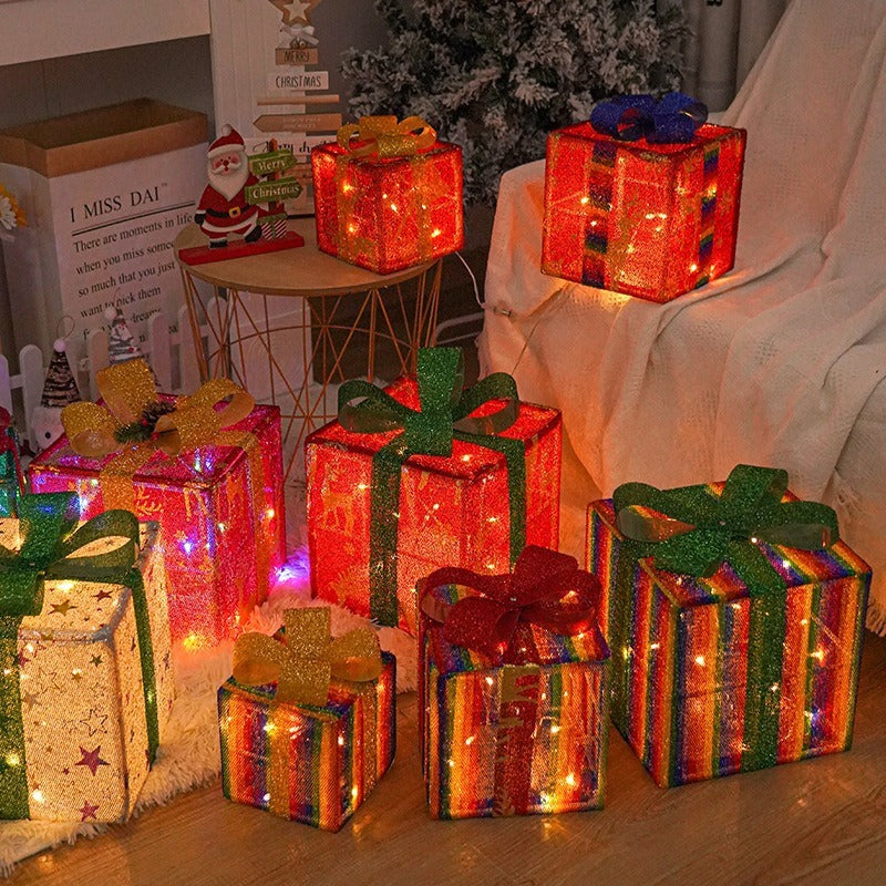 Led Christmas Gift Box