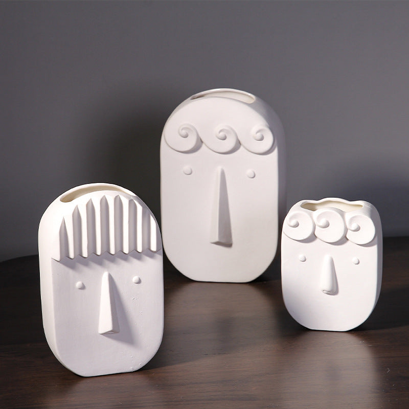 Creative Face Vases Decoration