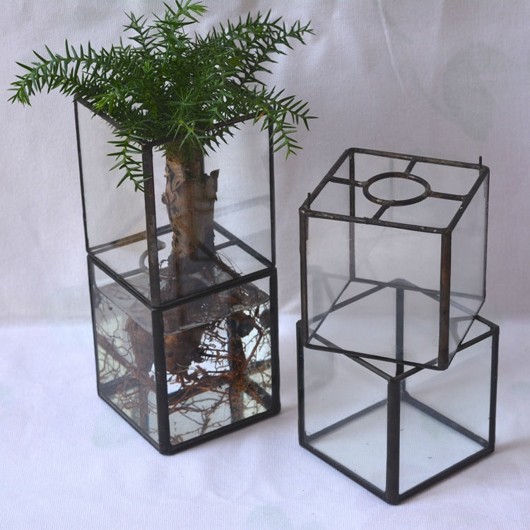 Vintage Glass  Pot