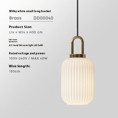 Clear Striped Decorative Lighting