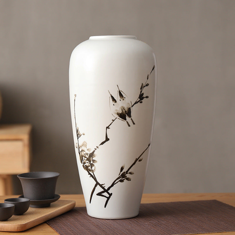 Round Wheel Ceramic Vase