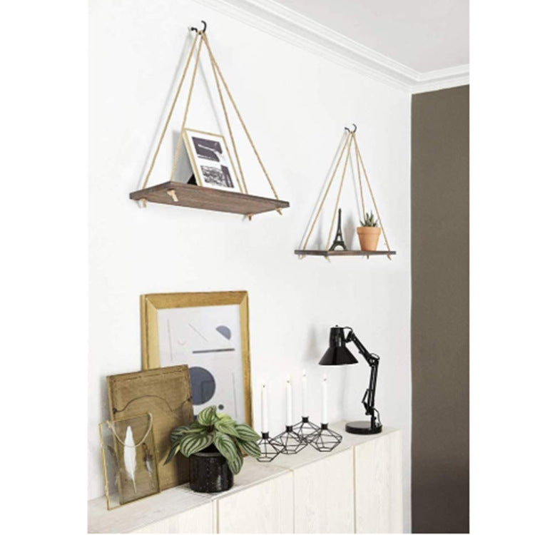 Wooden Wall Floating Display Storage Rack