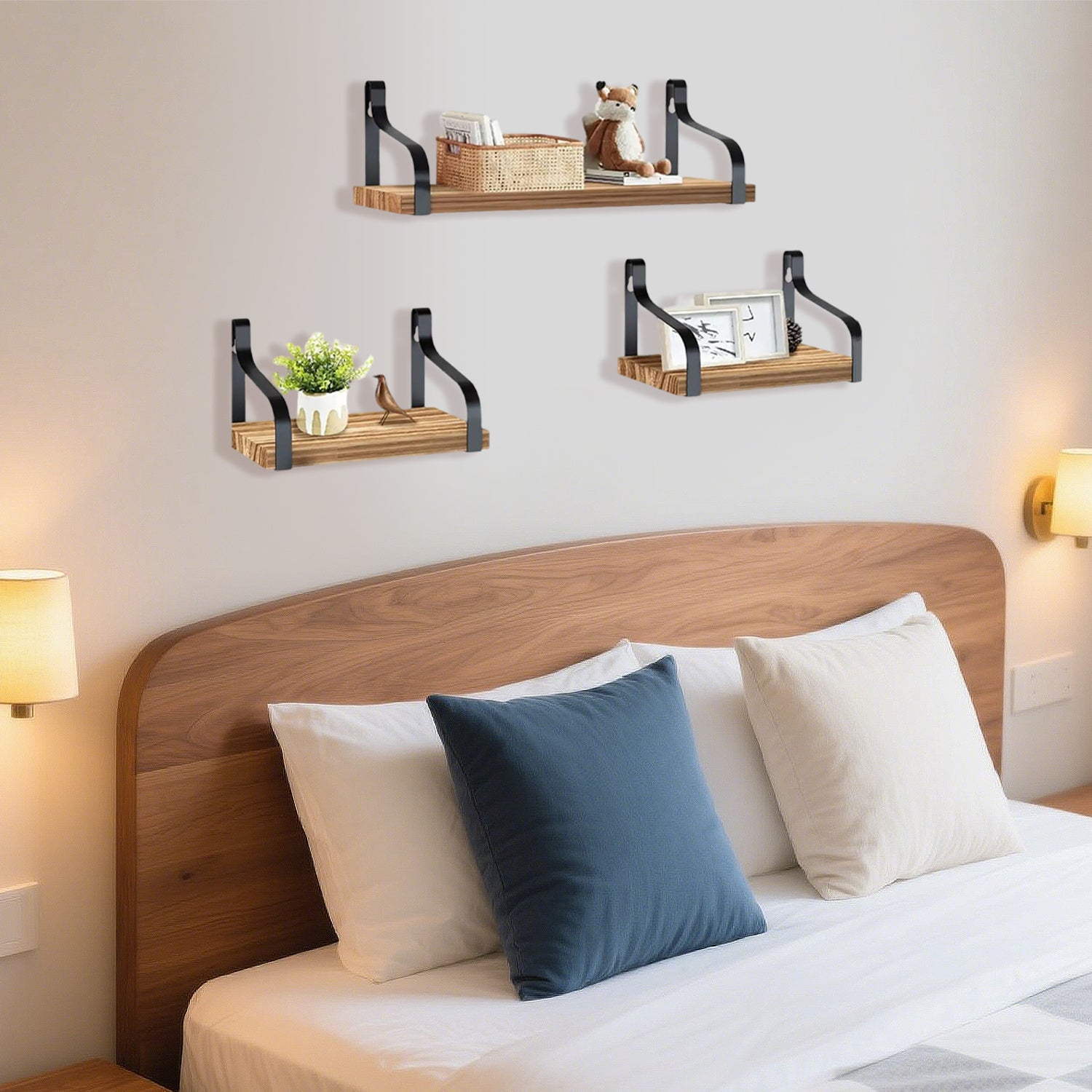Wood Floating Shelves