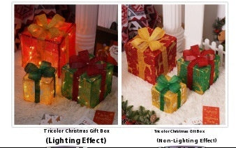 Led Christmas Gift Box