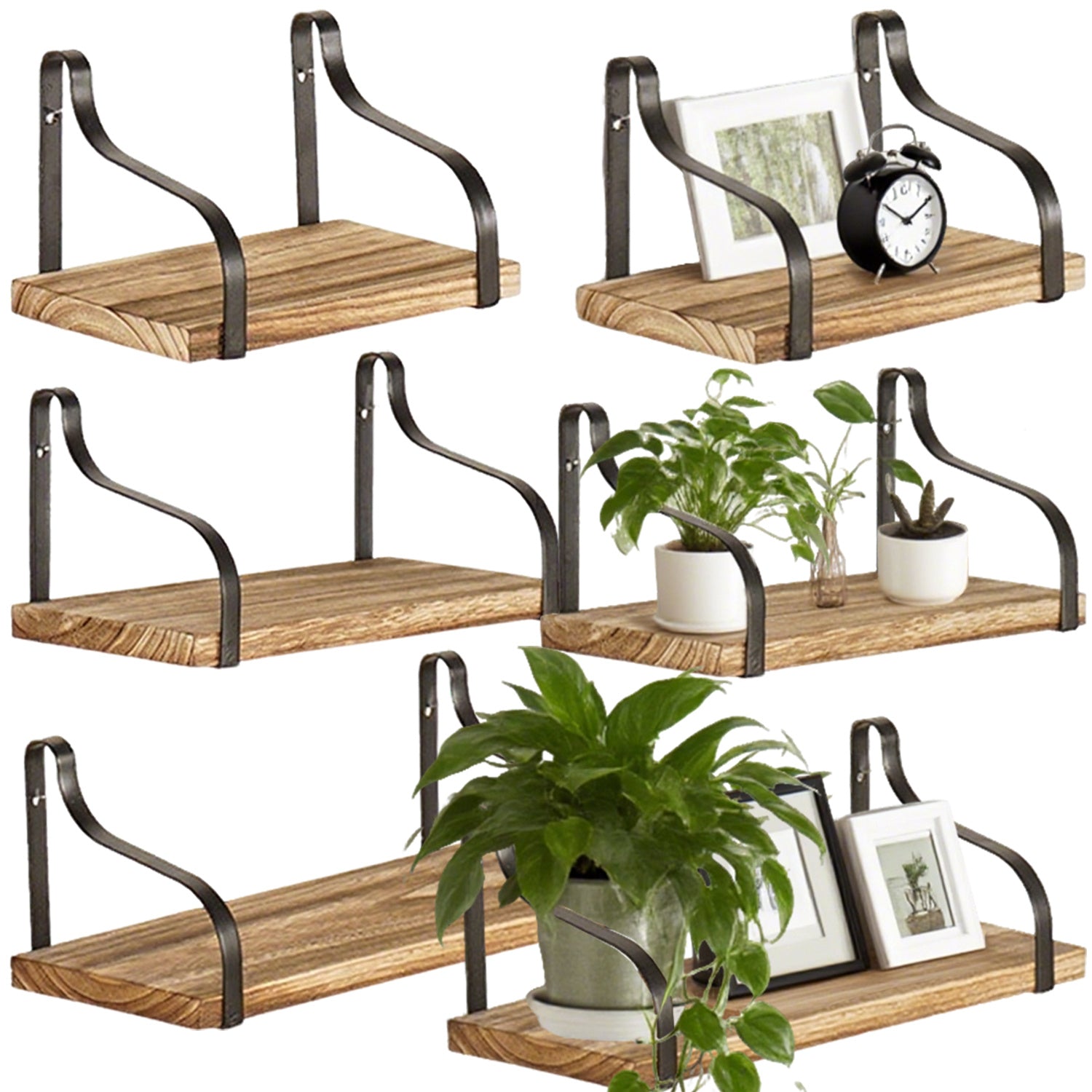 Wood Floating Shelves