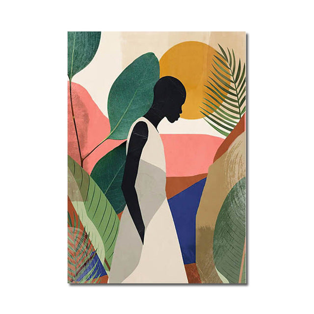 Abstract Woman Flower