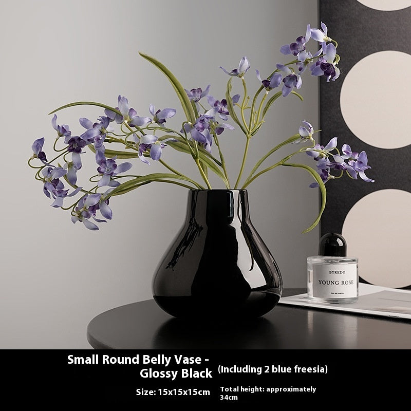 Ceramic Round Belly Vases