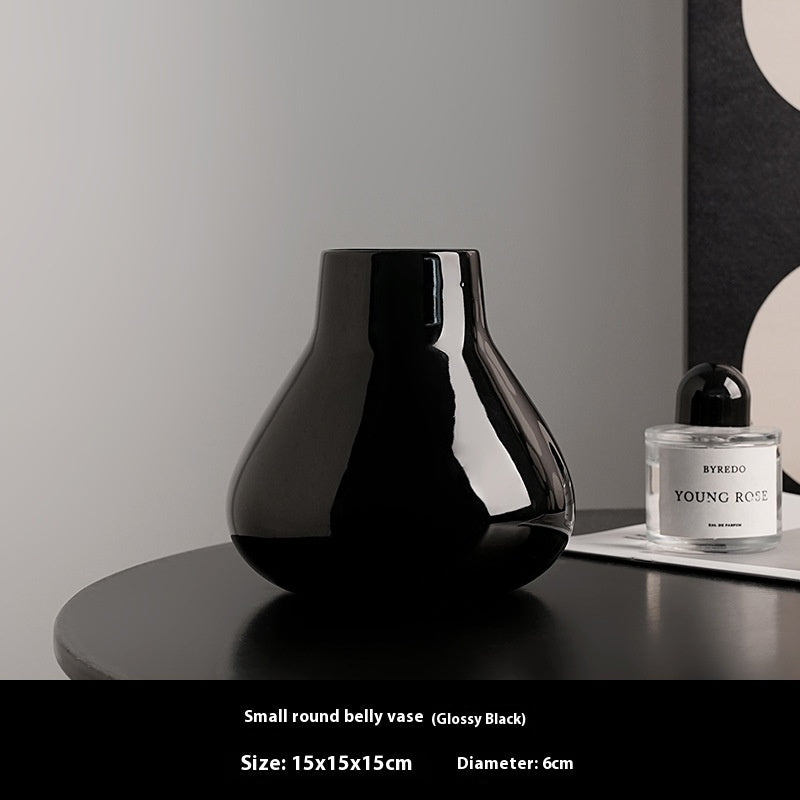 Ceramic Round Belly Vases