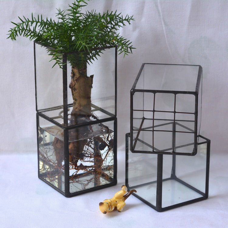 Vintage Glass  Pot