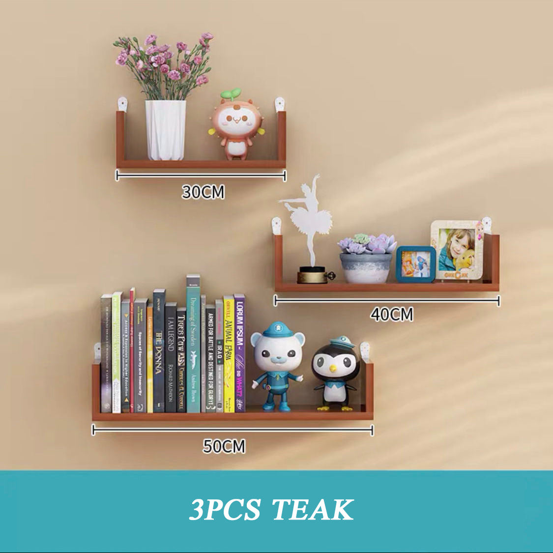 Hanging Shelves Living Room Decor