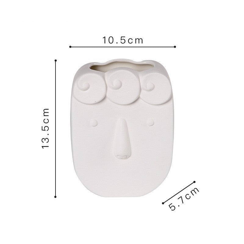 Creative Face Vases Decoration