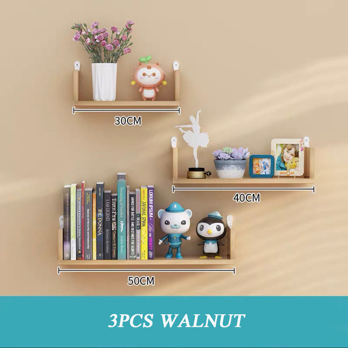 Hanging Shelves Living Room Decor