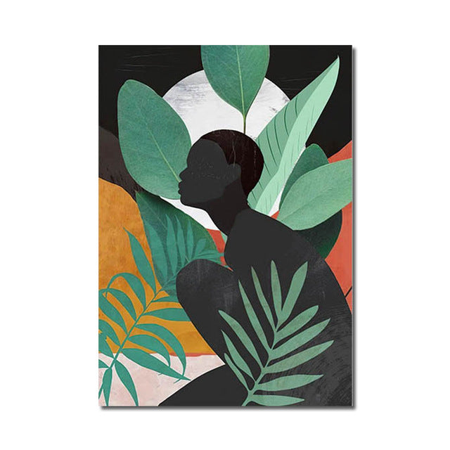 Abstract Woman Flower