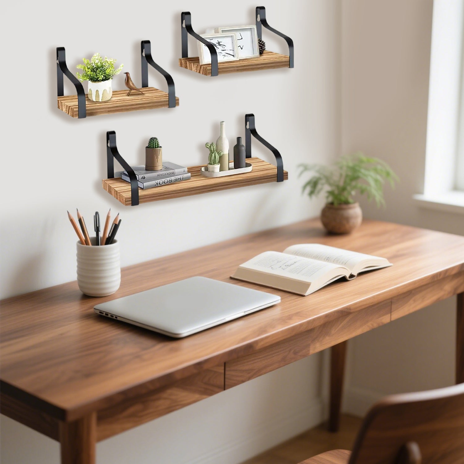 Wood Floating Shelves