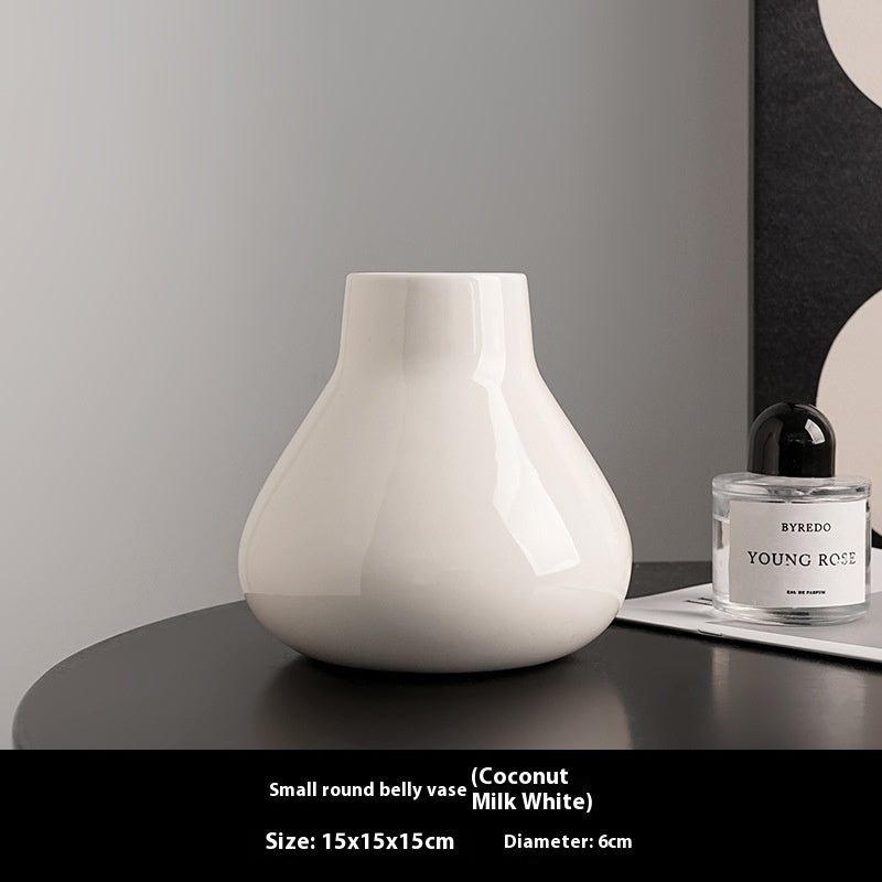 Ceramic Round Belly Vases