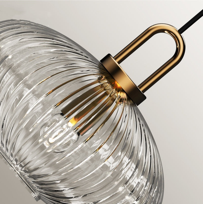 Clear Striped Decorative Lighting