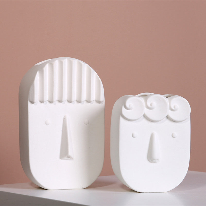 Creative Face Vases Decoration