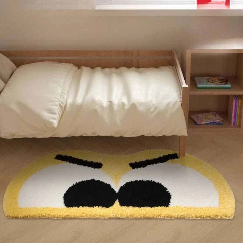 Irregular Shaped Plush Rug