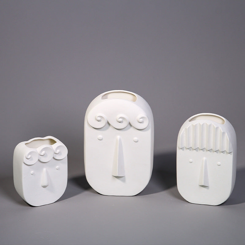 Creative Face Vases Decoration