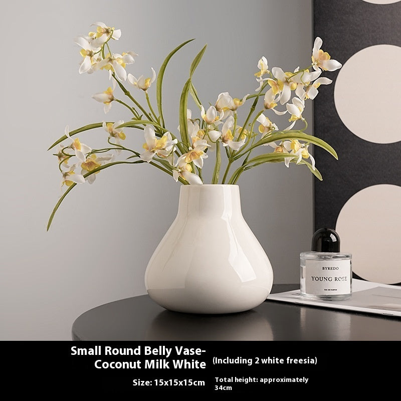 Ceramic Round Belly Vases