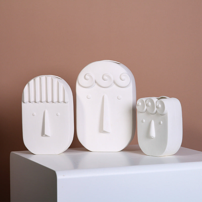 Creative Face Vases Decoration