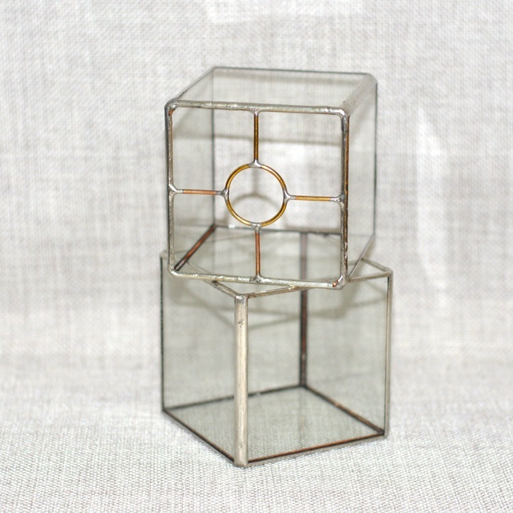 Vintage Glass  Pot