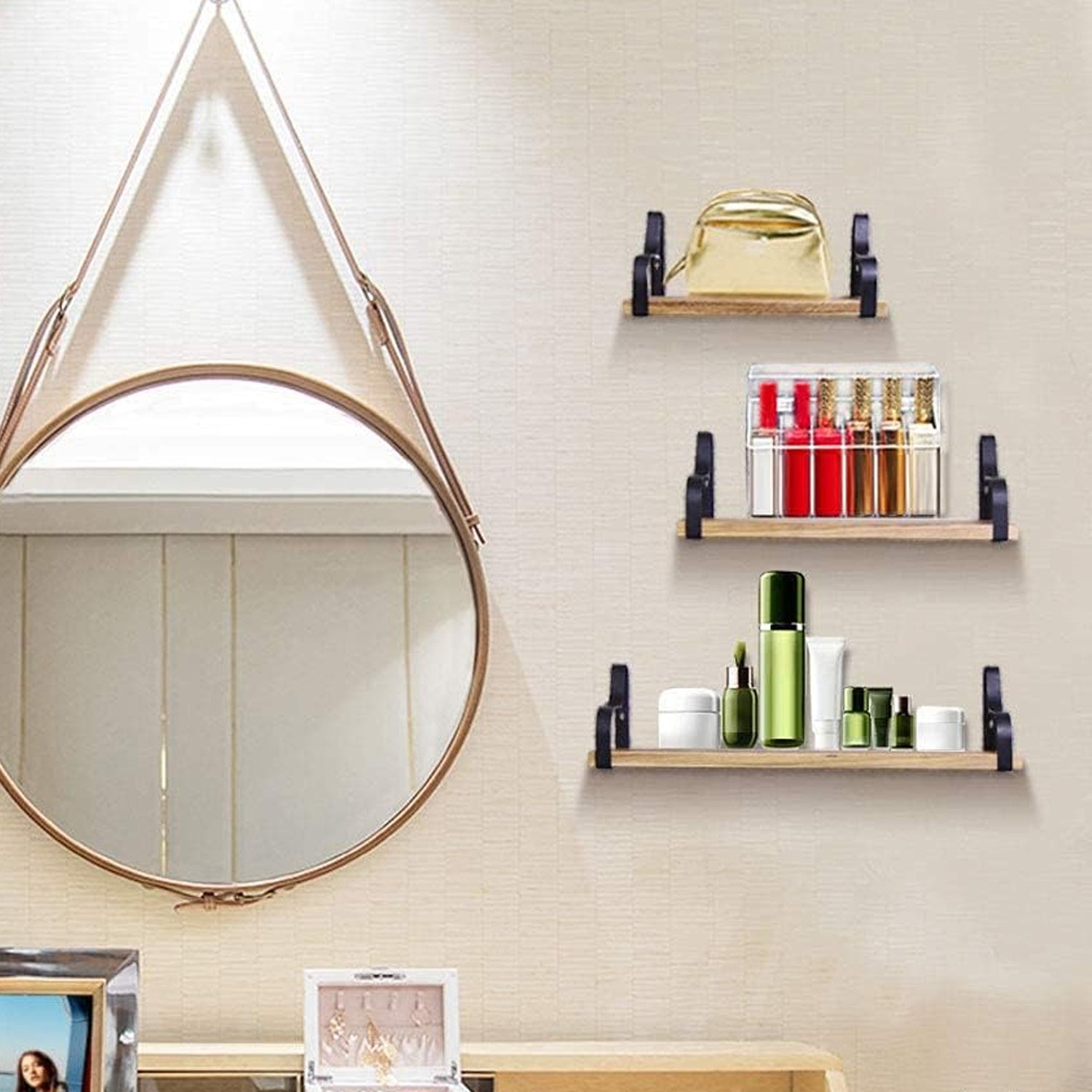 Wood Floating Shelves