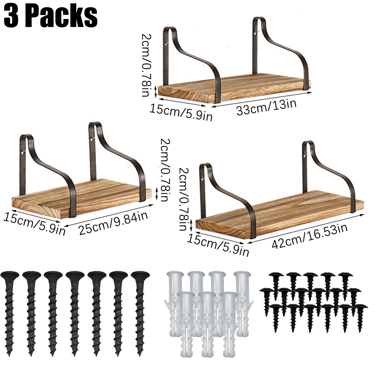 Wood Floating Shelves