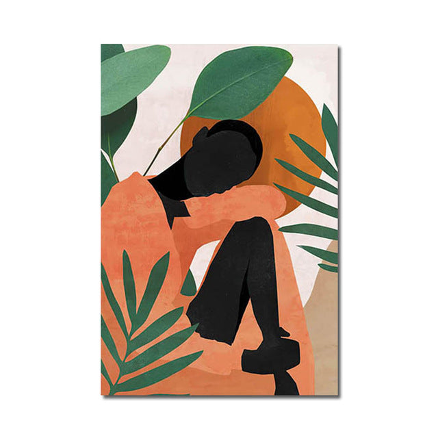 Abstract Woman Flower