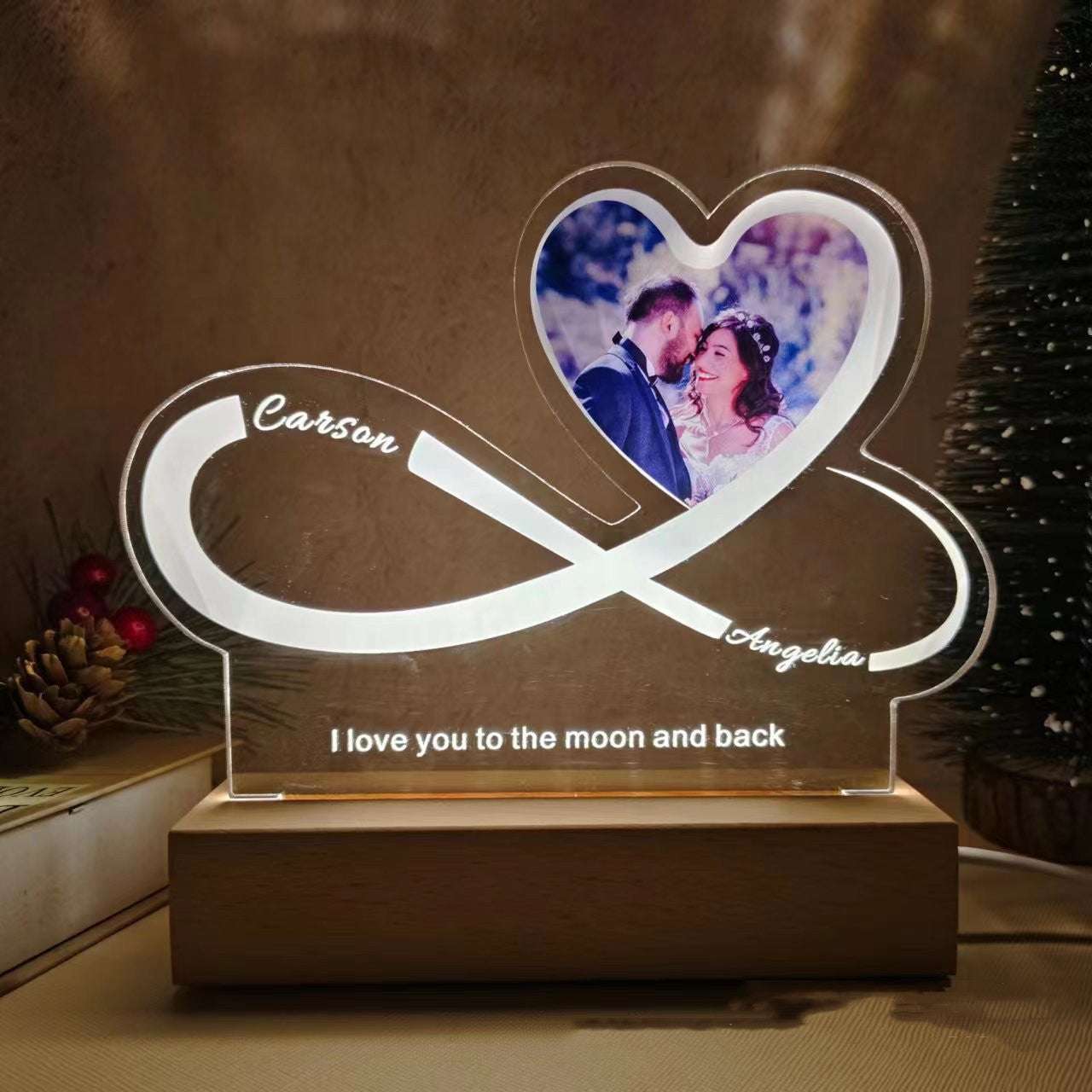 3D Night Light Couple Bedside