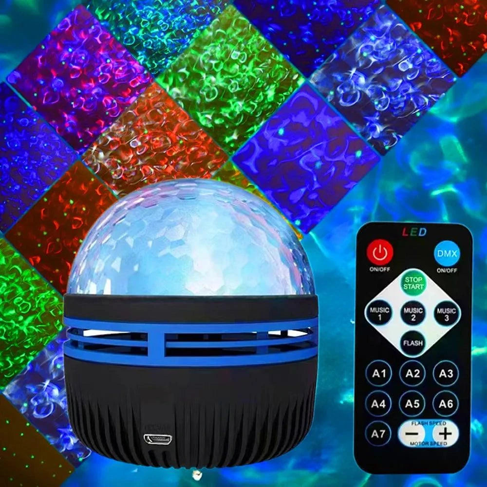 USB Galaxy Aurora Projector